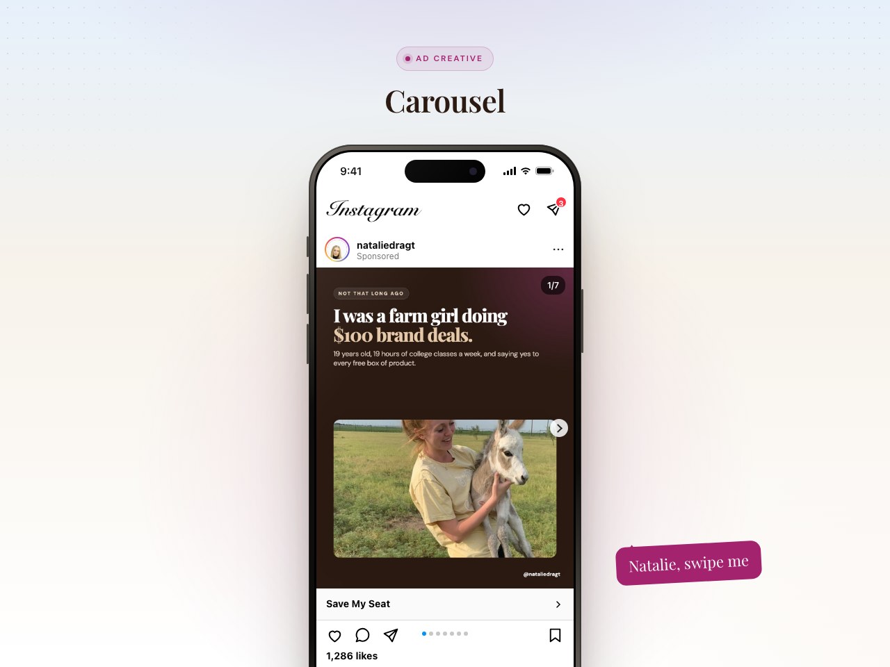 Carousel preview