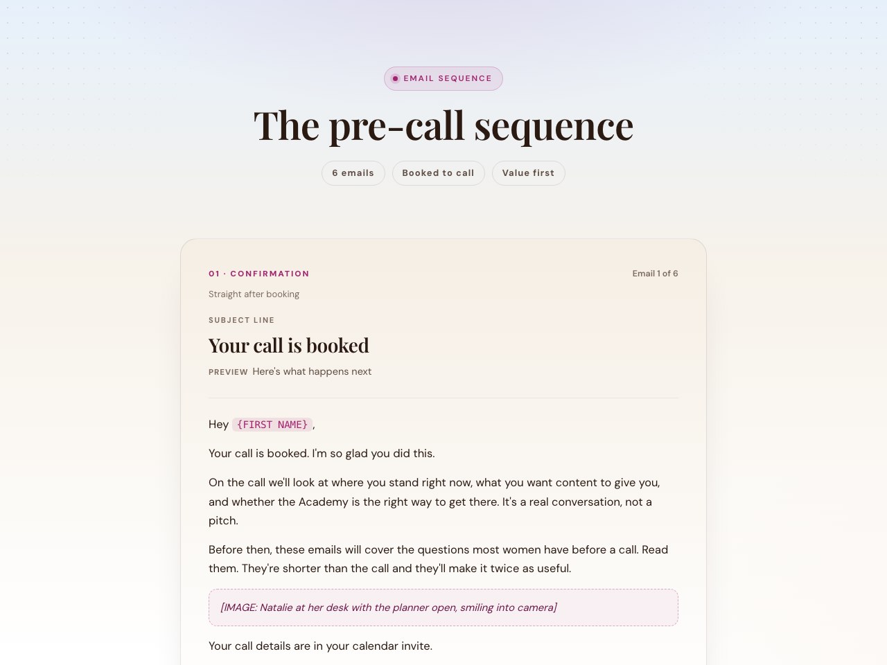 Pre-call preview