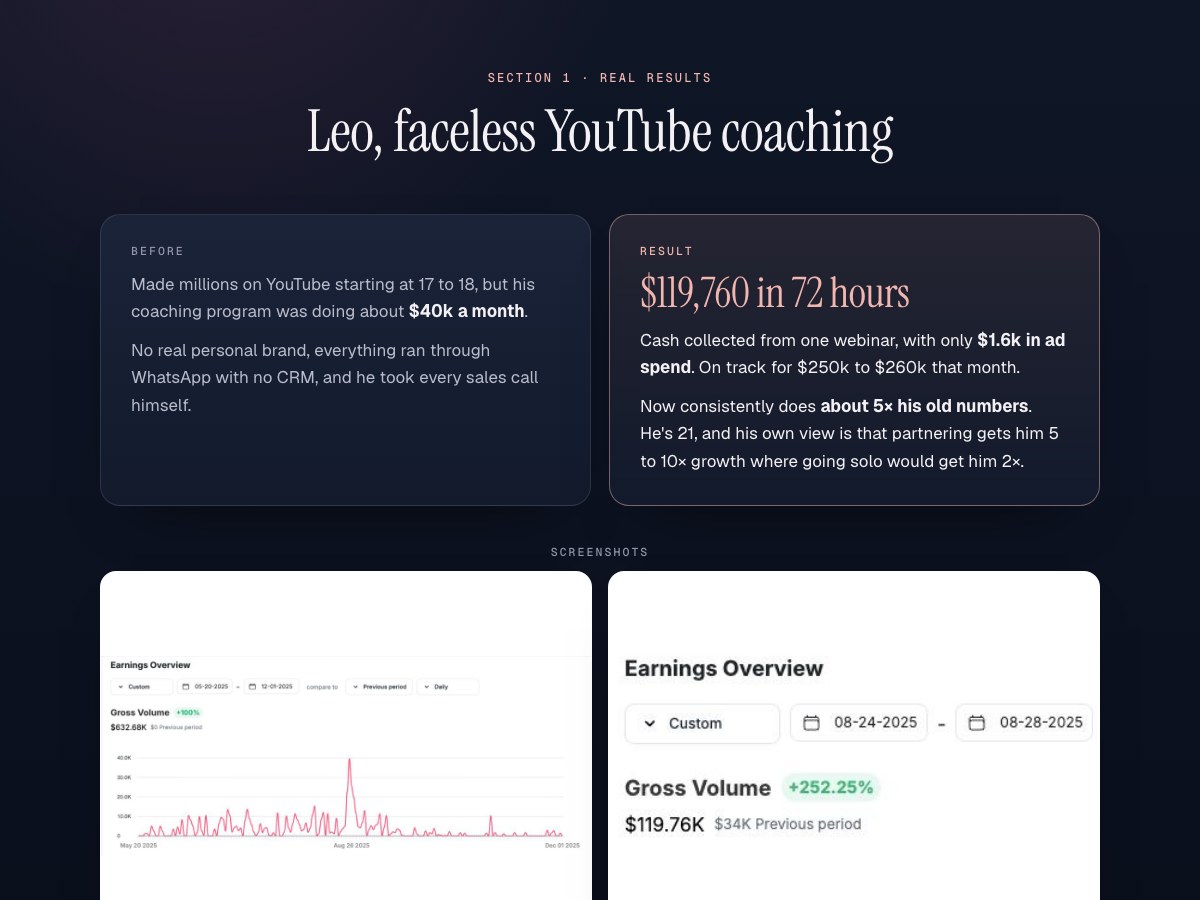 $119,760 in 72 hours preview